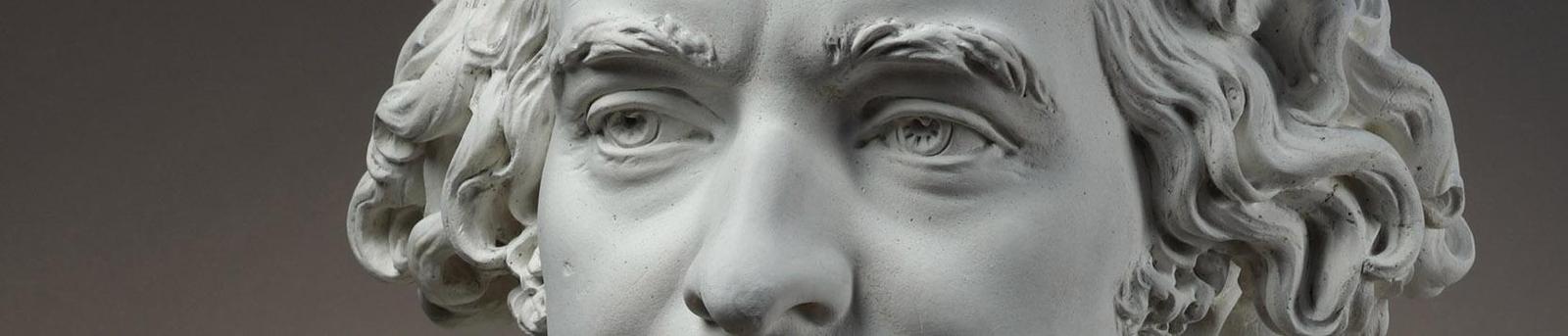 Buste de Chaptal par Roland, 1802. Détails des yeux.